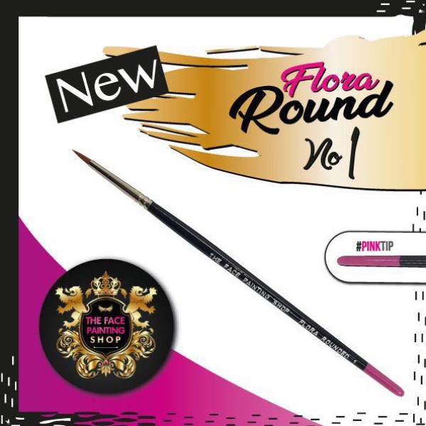 The Face Painting Shop Rounded Flora Brush Size 1 (*ROUNDED* FLORA 1)